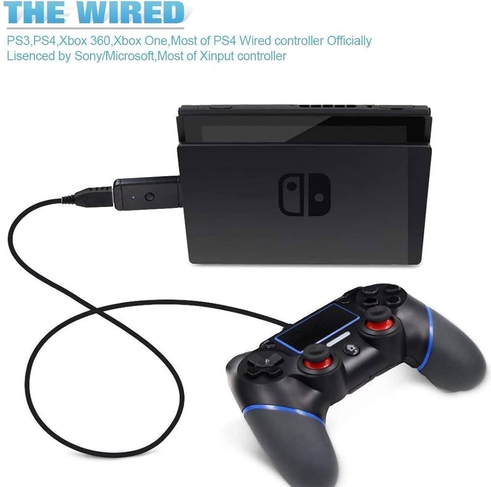 Controller Adapter USB for Nintendo Switch PS3 PC, Dongle